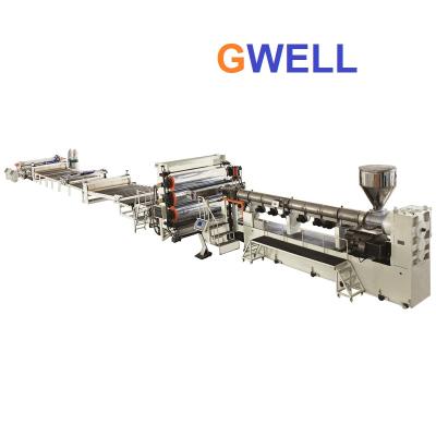 CA/PEEK special material sheet extrusion line