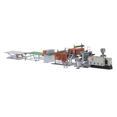 PVC imitation marble plate production line